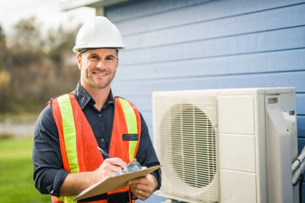 CoolHVAC certified technician on the job